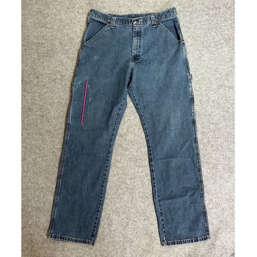 Lee Carpenter Workwear Jeans 32x30 Blue Denim Utility Painter Pants